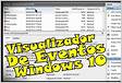 Abra o Visualizador de Eventos e Eventos do Windows 10 LO